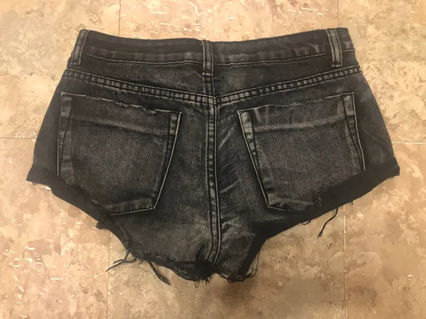 By Together Cutoff Denim Shorts - Image 2