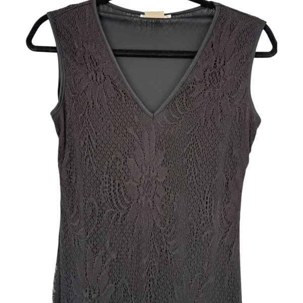 Windsor Black All Over Lace Sleeveless Maxi Dress Size Medium Fairy‎ Whimsigoth - Image 9