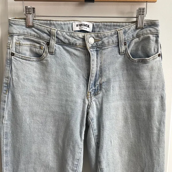 RSQ Womens‎ Light Wash Low Rise Flare Jeans Size 27 - Image 2