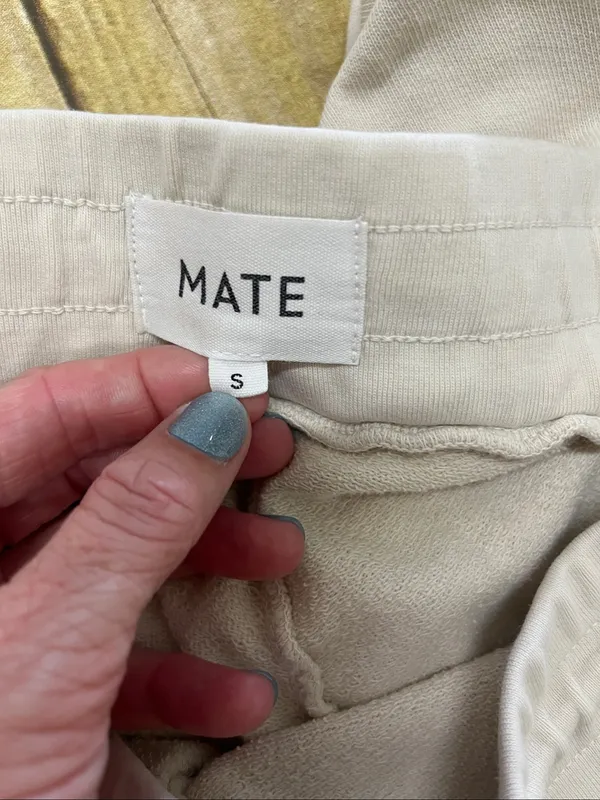 MATE the label Cream Drawstring sweatpants organic cotton size S - Image 3