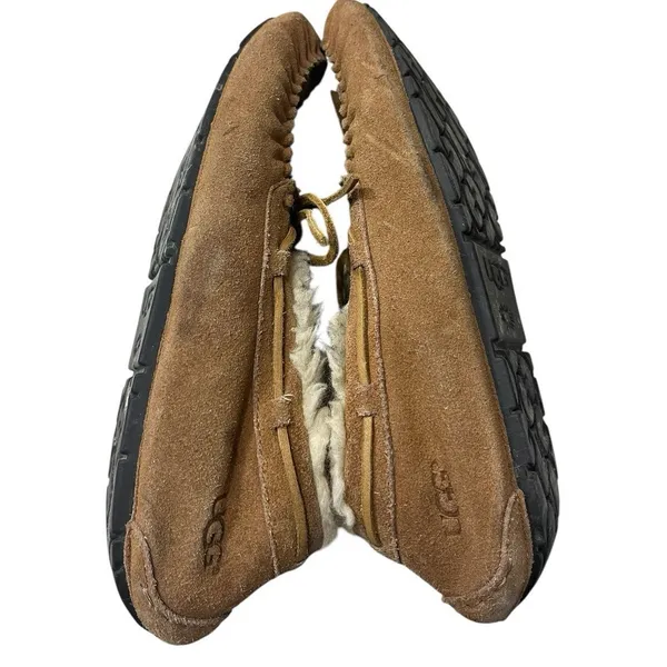 UGG Women’s Dakota Slipper Chestnut Moccasin 10 Indoor Outdoor Shoes 1003390 - Image 9
