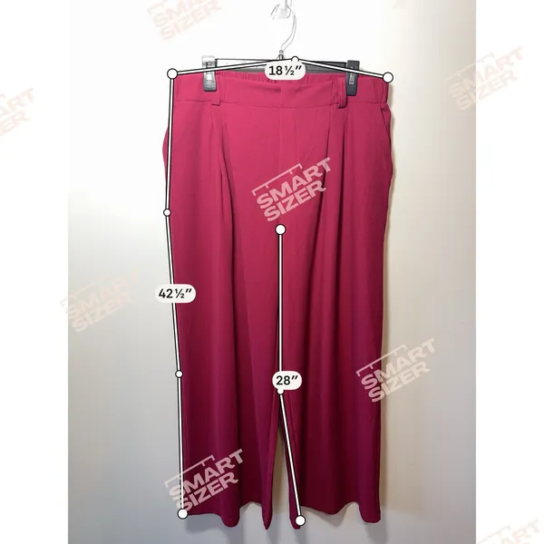 **Halara Women's Halo Tek Air Pull on Pants Stretch Wide Leg Burgundy Size XL - Image 9
