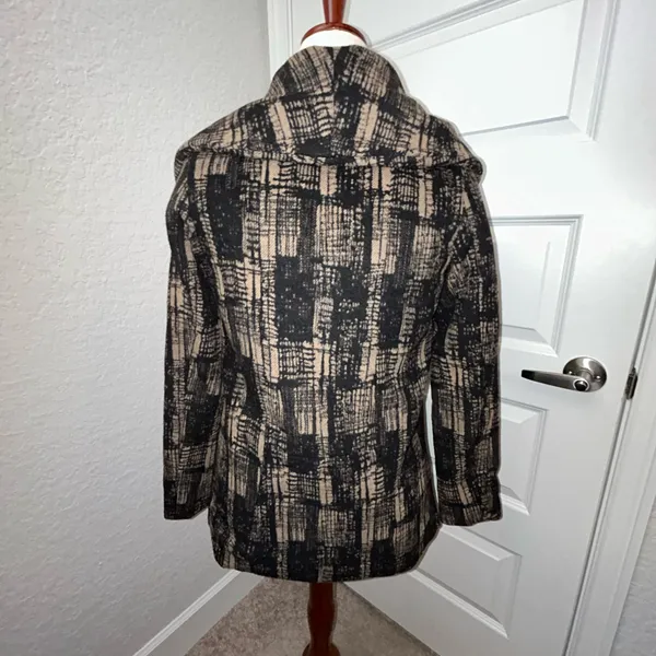 Funktational Long Sleeve Lagenlook Wool Blend Coat - Image 2
