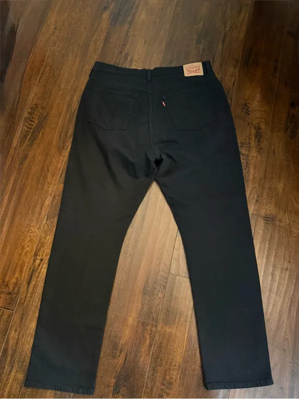 Levi’s 501 Original Fit Jeans Womens W34 L30 Black Sprout Straight Leg - Image 5