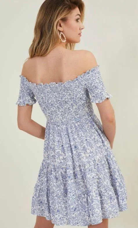 Altar’d State Clarita Off The Shoulder Dress Size Large - Image 2
