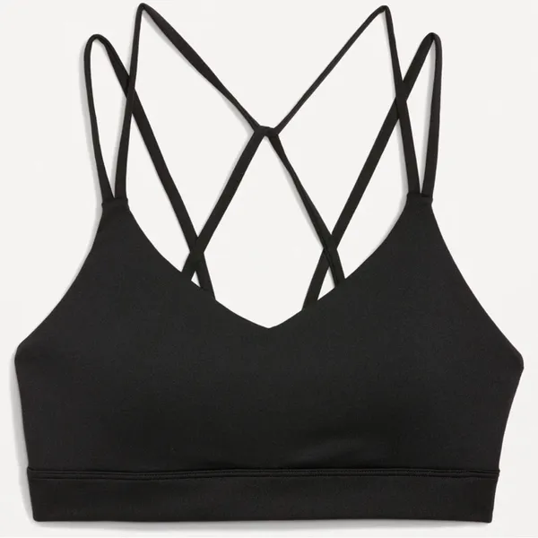 Old Navy Active Go-Dry Black Strappy Women's SportsBra - Image 3