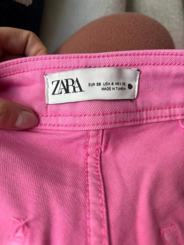 Nwot‼️ Zara Zw The Marine Straight Jeans Us 4 - Image 4