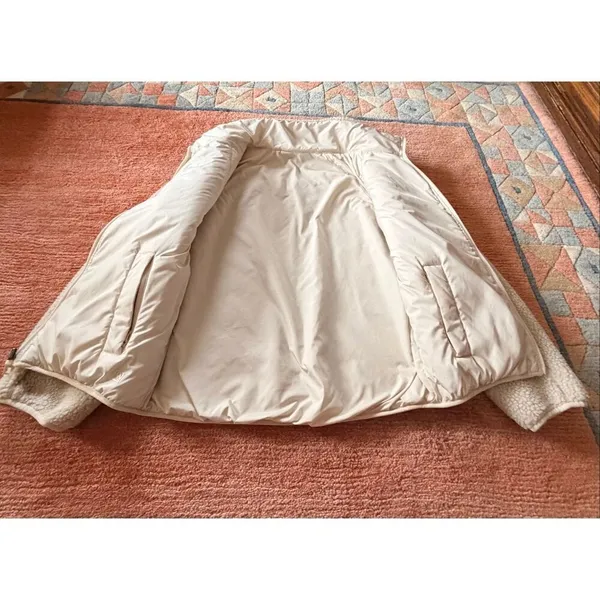Avalanche Reversible Sherpa Jacket Cream Beige Women’s Size L - Image 2