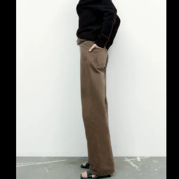 Nwt Tre Belted Wide Leg Jeans - Image 5