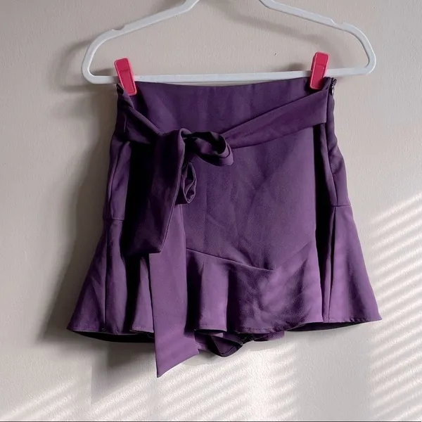 Zara purple skort - Image 2