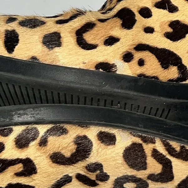 Steve Madden Womens Ankle Boots 7.5 Leopard Print Jerry Calf Hair Pull On Boots‎ - Image 10
