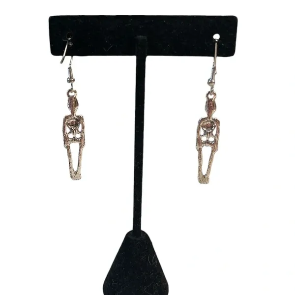 NWT 3 for $20 Silver Skeleton Dangle Fashion Pierced Earrings “you pick 3”‎ - Image 3