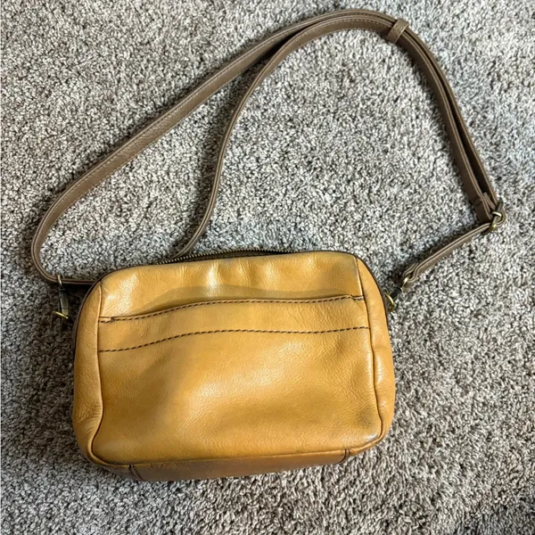 Fossil Leather Crossbody Bag - Image 2
