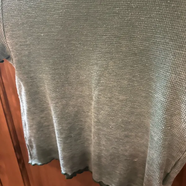 American Eagle Outfitters Teal Short Sleeve Top - Image 3