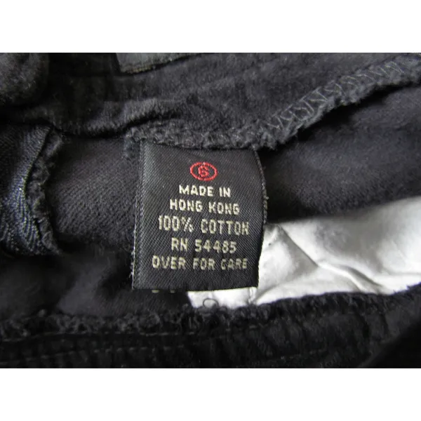 American Eagle Corduroy Mini Skirt Size‎ 12 Black Vintage Y2K Grunge Casual - Image 5