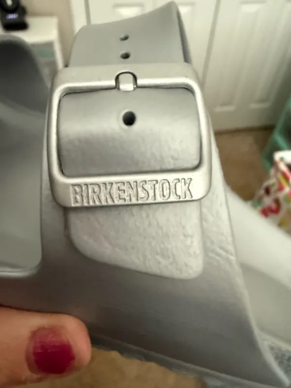 Birkenstock Silver Sandals - Image 4