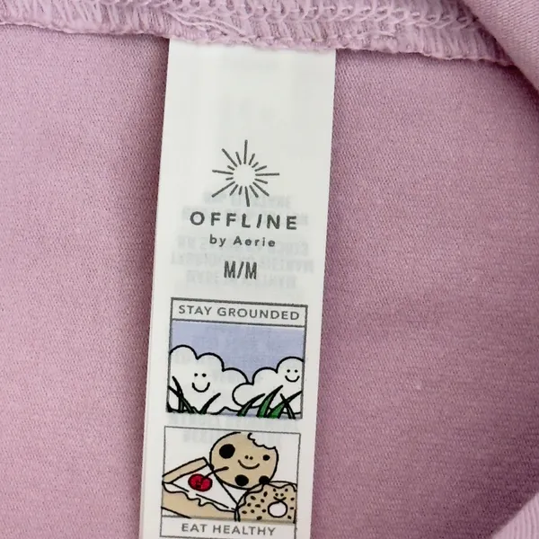 462 | NWT Offline by Aerie Pink Tube Top Bandeau‎ Stretch Cropped Womens Medium - Image 6