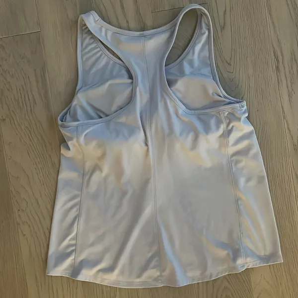 Hurley Light Blue Tank Top Built in Bra Medium - Image 2