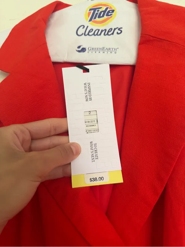 New Future Collective Red Sleeveless Blazer Dress - Image 4