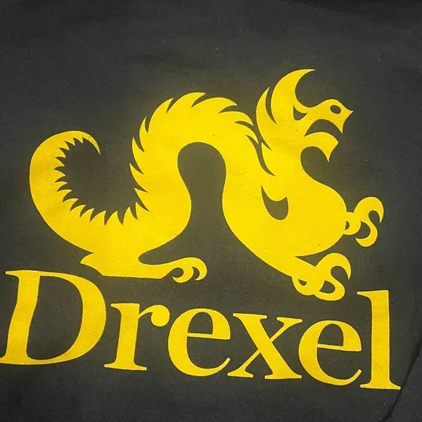 Drexel‎ University Hoodie Yellow - Image 2