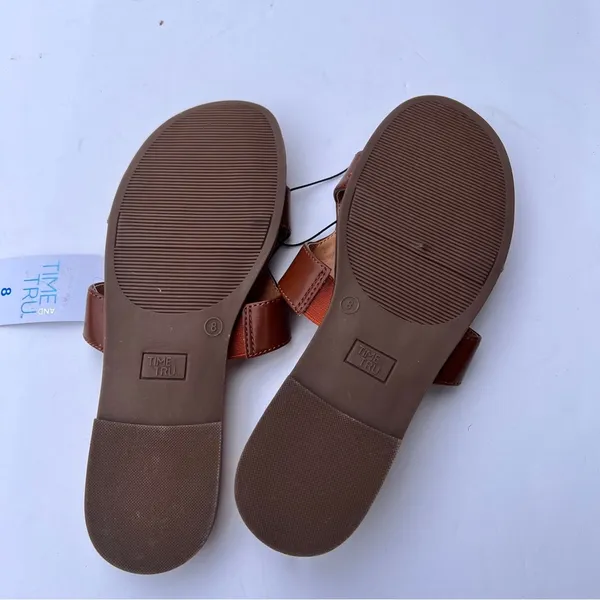 Time and Tru Women's Slip On Low Heel Sandals NWT Sz 8 - Image 7