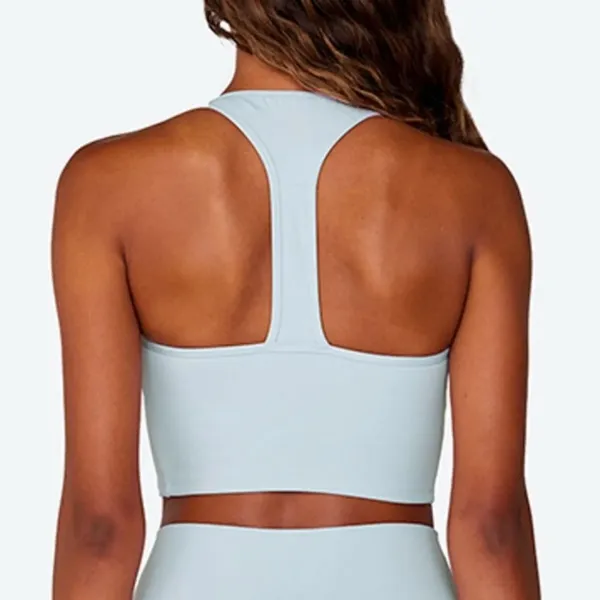 SET Active Sportbody baby blue racerback sports bra crop top - size XS -no flaws - Image 2