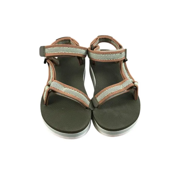 TEVA Platform Universal Mesh Sandals Women 9 Green Breezy Outdoor Resort boho - Image 3