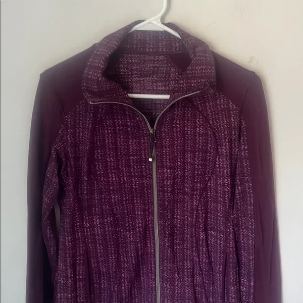 Lululemon Asana Define Jacket Purple Ziggy Full Zip Yoga Women's 🖤 - Image 2