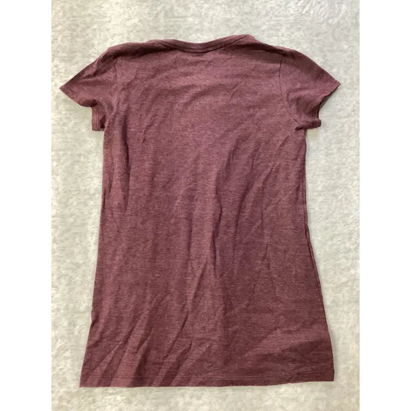 Adidas Texas A&M Aggies TAMU‎ Women Maroon Heather fitted T-Shirt Medium NWT - Image 5