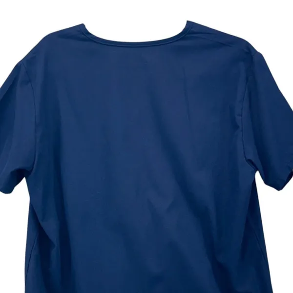 Butter Soft Scrub Top Navy Small‎ Blue - Image 4