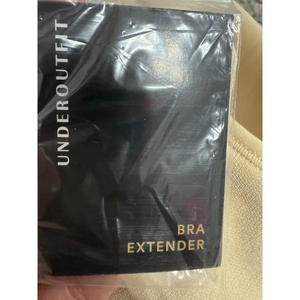 Underoutfit Style 457 Comfort Shaping Bra Size XL Beige With Bra Extender NWT - Image 7