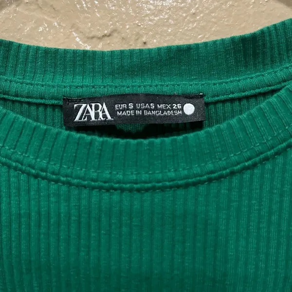 Zara Emerald Green Midi Dress - Image 2