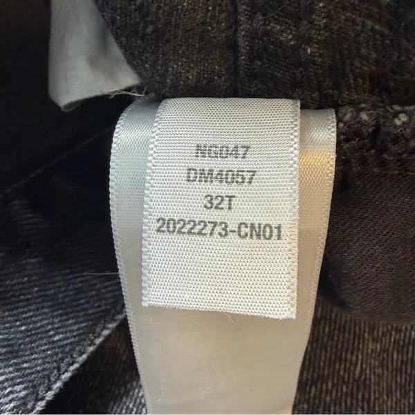 Madewell Baggy Tapered Jeans 32T Mackinnon Wash Charcoal Gray Tall - Image 8