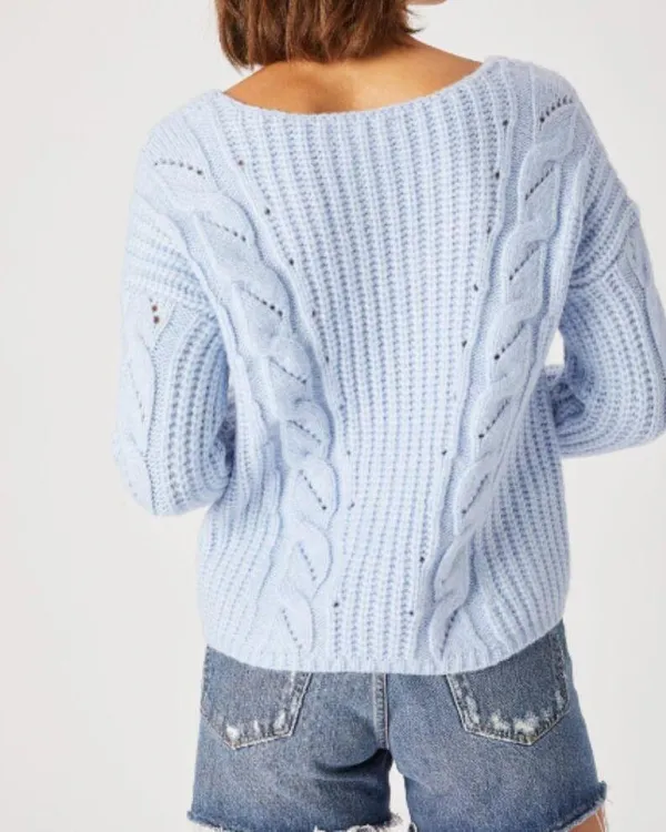 Anthropologie Ramona Cable-Knit Sweater - Image 3