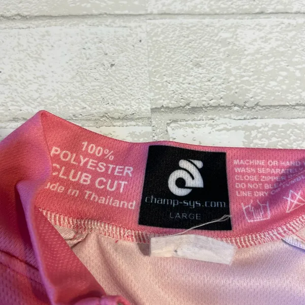 Women's Pink Cycling Top size large - Image 4