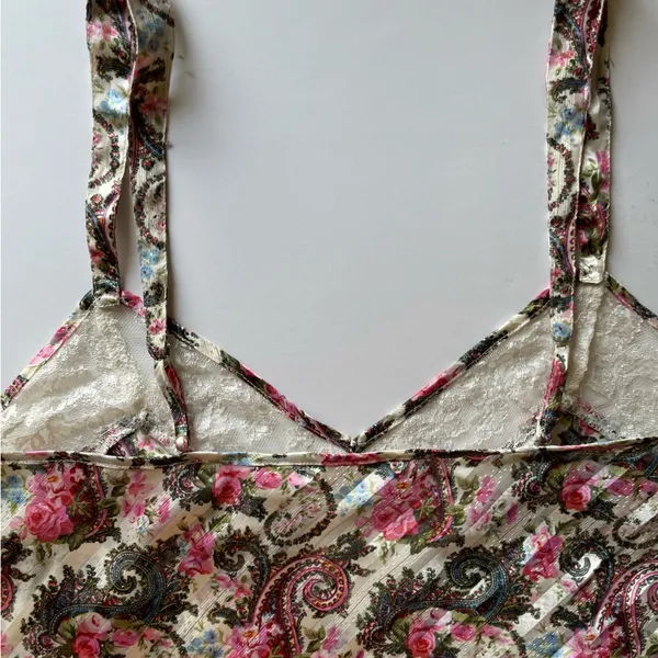 Vintage Y2K Victoria’s Secret Paisley Cami Top Women’s Size Large A11 - Image 10