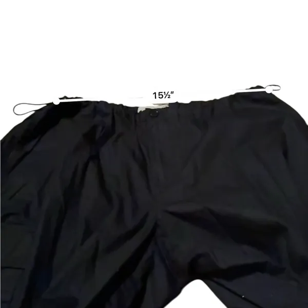 Favorite Daughter Black High Rise Cropped‎ Wide Leg Cargo Pants Sz L - Image 8