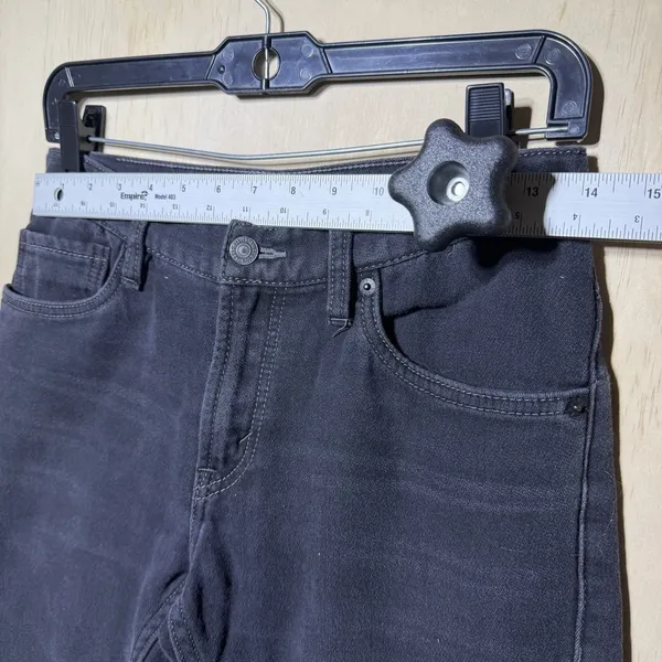 Levis 511 Slim Fit Jeans Black Stretch Denim W28 L28 Womens Dark Wash‎ - Image 3