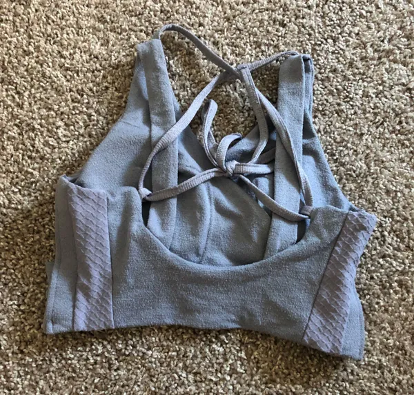 Gymshark Blue Sports Bra - Image 3