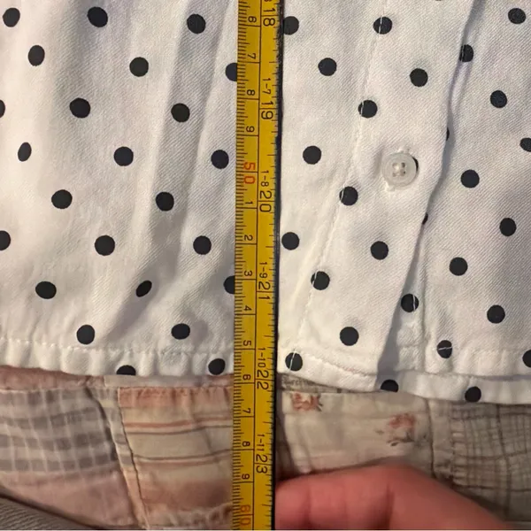 Brandy Melville White Top with Black Dots - Image 4