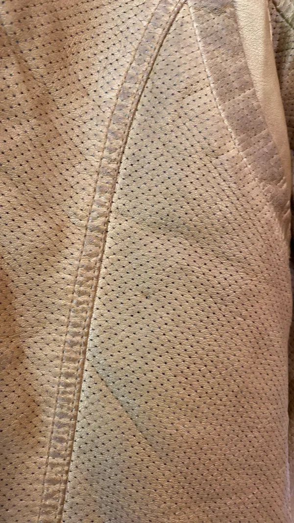 Members Only Camel Colored Leather Jacket - Image 3