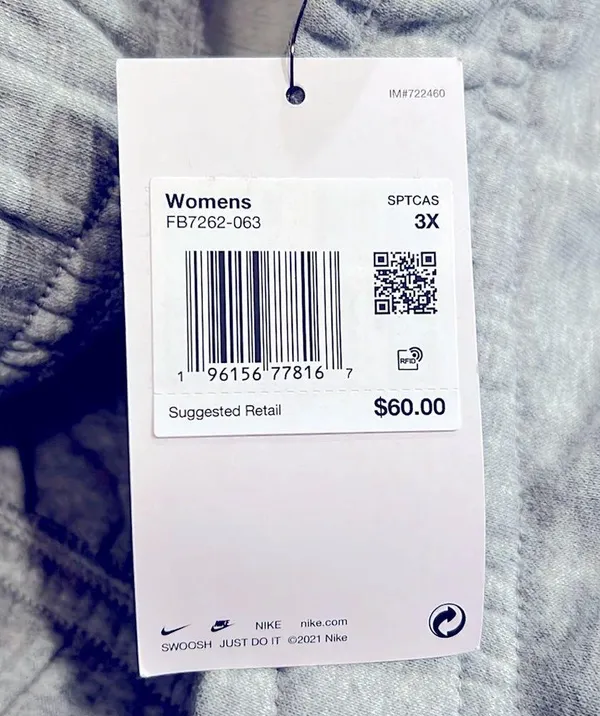 Nike Sportswear Club Fleece Mid-Rise Wide-Leg Sweatpants, Size 3X New w/Tag - Image 7