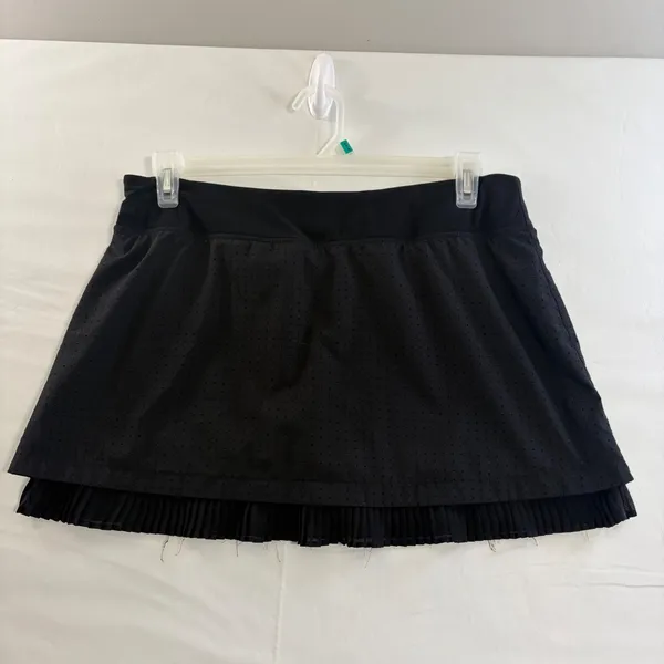Mondetta Black Perforated Pleated Active Skort Womens‎ Large Tennis Golf Running - Image 6
