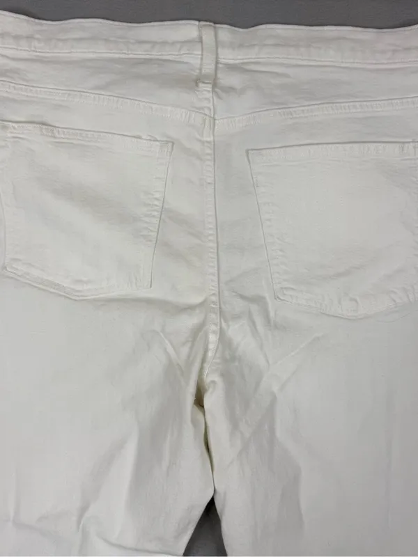 NWT J.Crew Slim Boyfriend Jeans Womens 32 Tall White All Day Stretch BF535 - Image 4