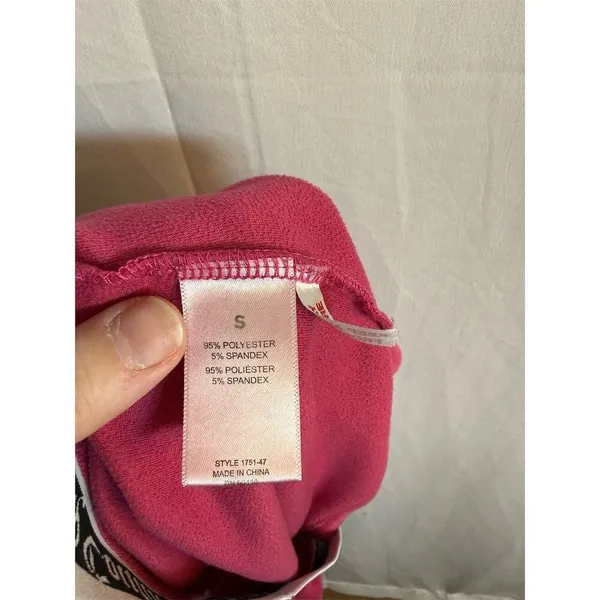 Juicy Couture Shorts Womens S Hot Pink Velour Rhinestone Logo Lounge Sleep - Image 7