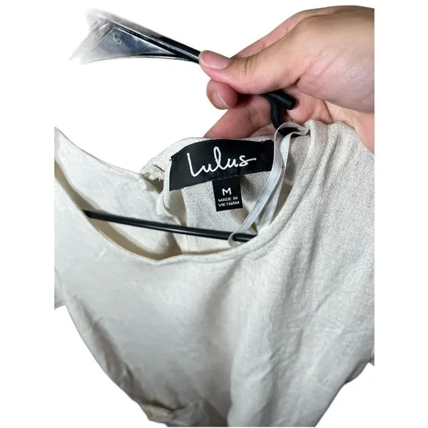 Lulus Linen Blend‎ Dress Size Medium - Image 7