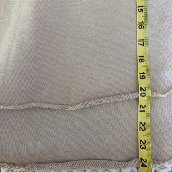 We The‎ Free Beige Backyard Hoodie with Navy Accents Size Small EUC - Image 7