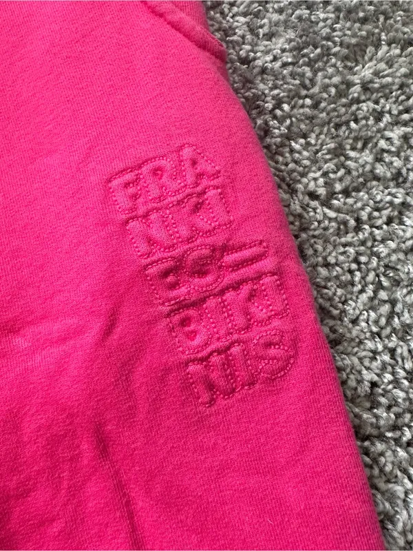Frankie's Bikinis Hot Pink Jogger Sweatpants - Image 2