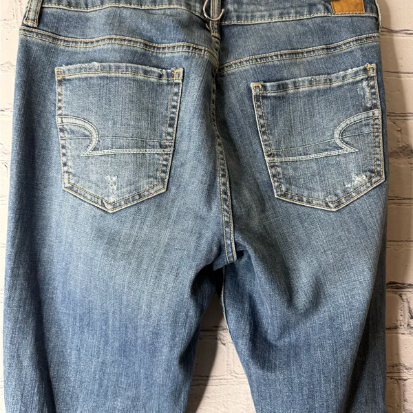 American Eagle 77 high rise flared leg jeans size 12 - Image 9