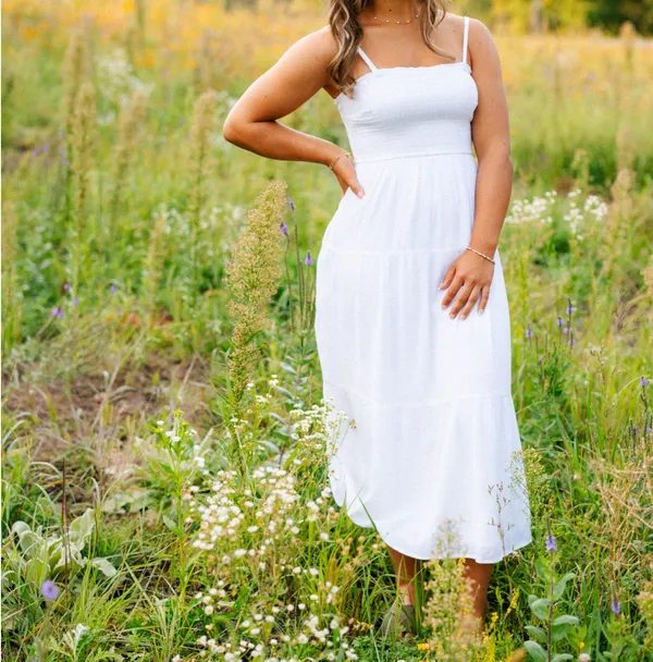 Hollister Maxi Dress White - Image 2